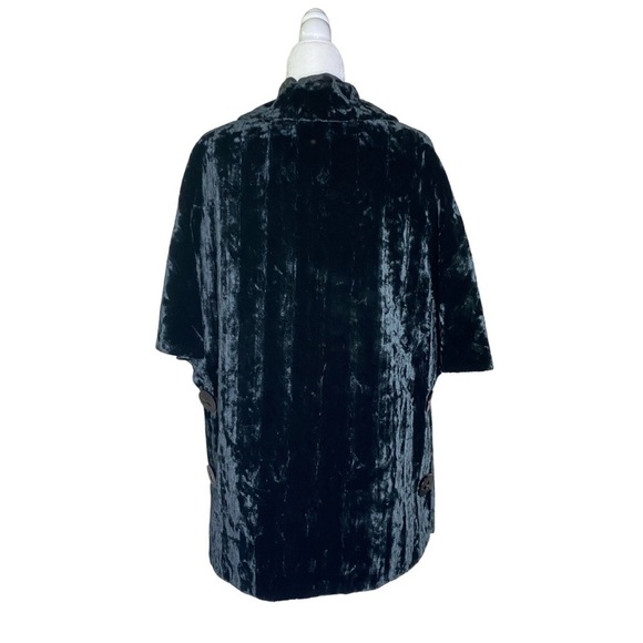 Vintage Velvet Black Cape OSFM Excellent Condition - Picture 2 of 15